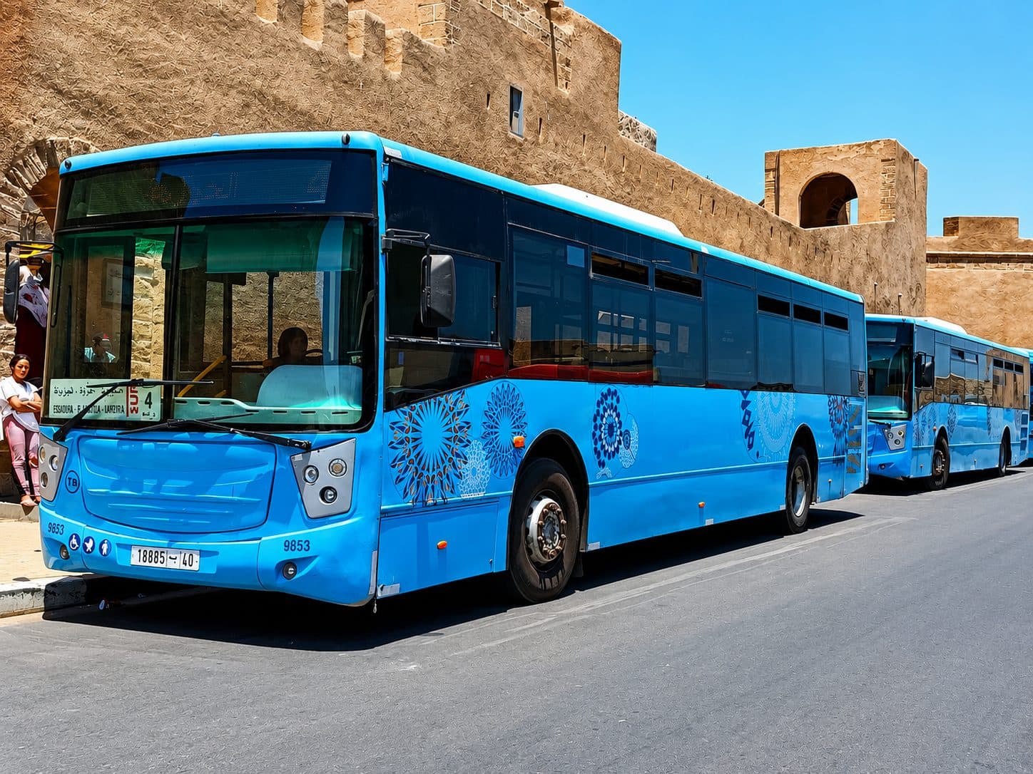 Les bus à Essaouira